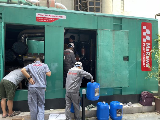 Bảo Trì Bảo Dưỡng Máy Phát Điện Perkins 1250 kVA Cho Coninco Tower