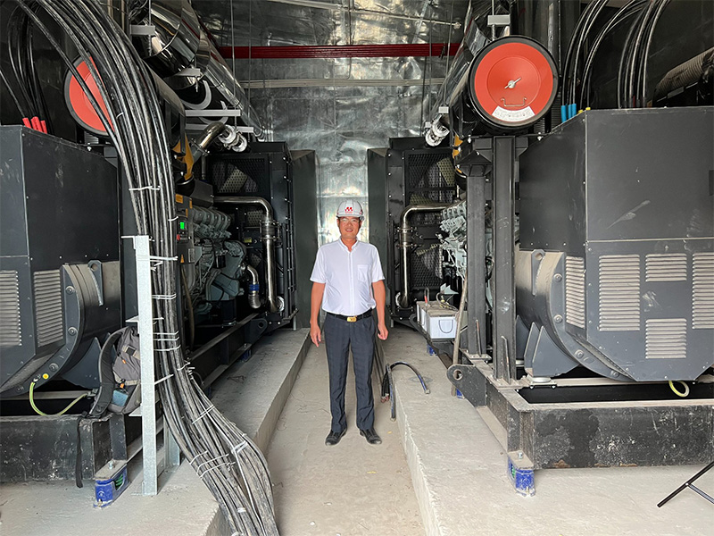 Makawa triển khai tư vấn lắp đặt 2 máy phát điện Mitsubishi 1500kVA 