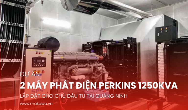 Lắp Đặt 2 Tổ Máy Phát Điện Perkins 1250 kVA Tại Quảng Ninh