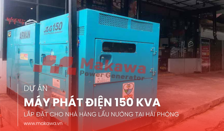 Lắp Đặt Máy Phát Điện 150 kVA Cho Nhà Hàng Lẩu Nướng Tại Hải Phòng