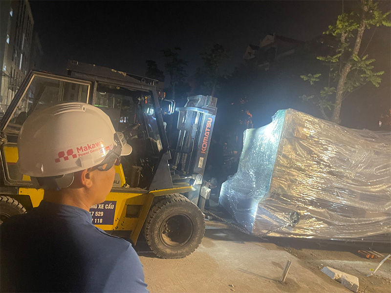 Nhanh chóng triển khai Tổng quan dự án lắp đặt máy phát điện Cummins 800kVA ngay trong đêm