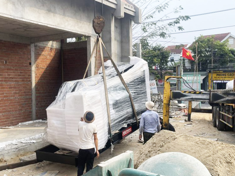 Tổng quan dự án lắp đặt máy phát điện Mitsubishi 1000kVA cho khách sạn 5 sao tại Hội An