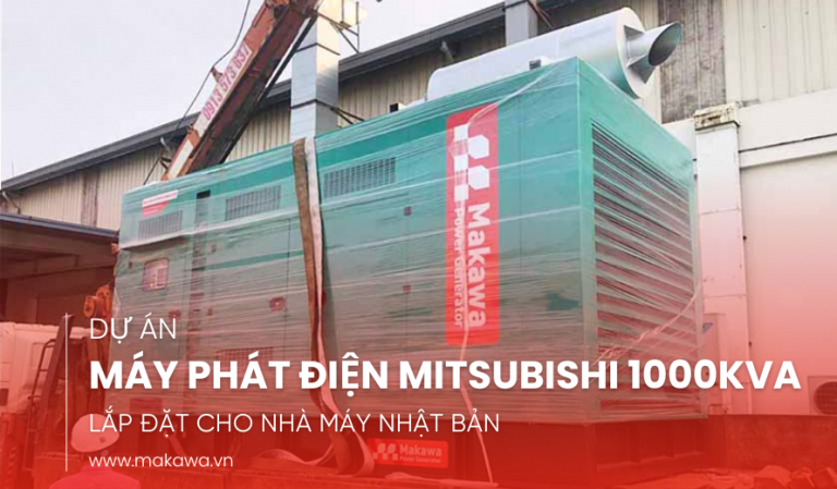 Cung Cấp 2 Máy Phát Điện Mitsubishi 1000KVA Cho Nhà Máy Nhật Bản