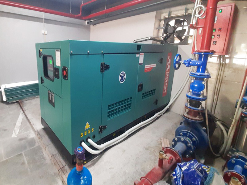 Dự án tiêu chuẩn cao tại Hồ Tây - Lắp đặt máy phát điện ISUZU 50kVA