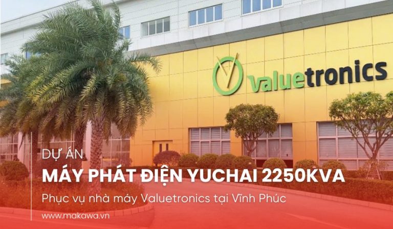 HOÀN THIỆN LẮP ĐẶT MÁY PHÁT ĐIỆN YUCHAI 2250KVA TẠI VĨNH PHÚC