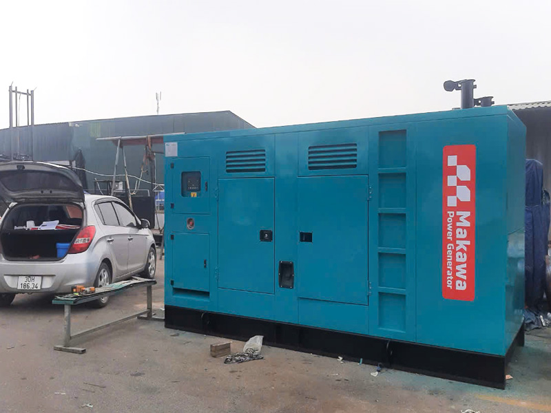 Quy trình triển khai lắp đặt máy phát điện Doosan 500kVA tại Hà Nội