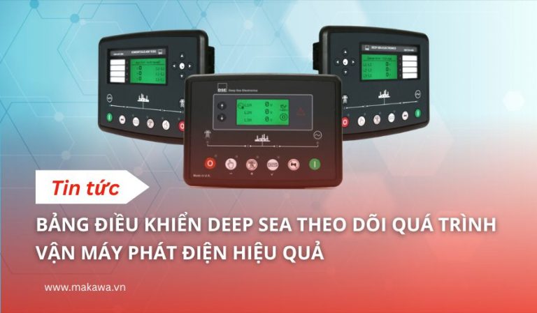 Bảng điều khiển Deep Sea theo dõi quá trình vận máy phát điện hiệu quả
