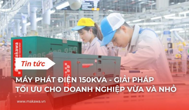 Máy phát điện 150kVA: Giải pháp tối ưu cho doanh nghiệp vừa và nhỏ