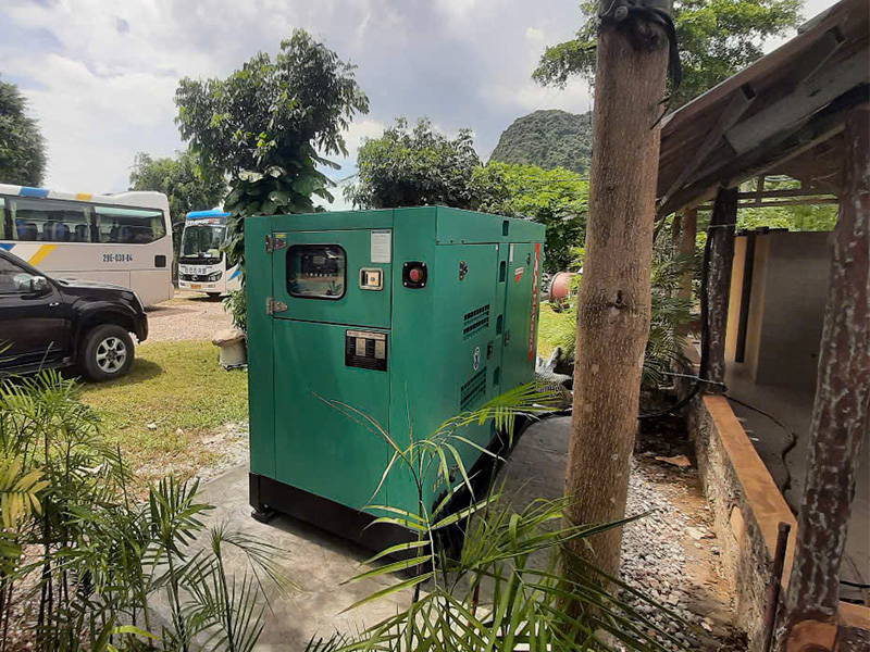 Hoàn thiện lắp đặt máy phát điện 150kVA cho khu vui chơi tại Hòa Bình