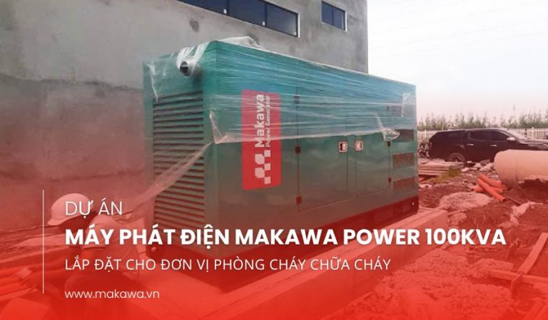Hoàn thành dự án lắp đặt máy phát điện Makawa Power 100kVA
