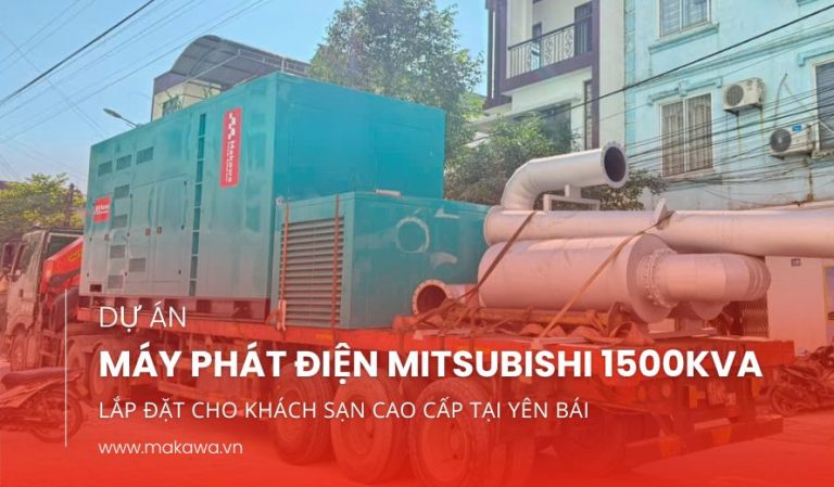 Hoàn Thành Lắp Đặt Máy Phát Điện Mitsubishi 1500kVA Tại Yên Bái