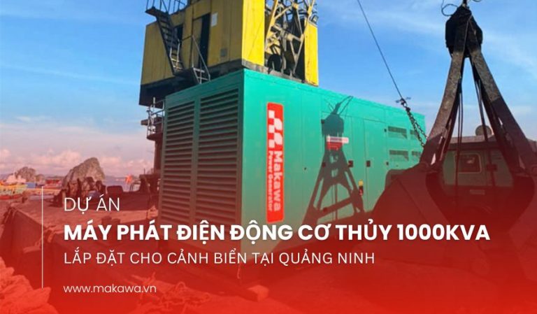 Dự Án Cung Cấp Máy Phát Điện Động Cơ Thủy 1000kVA Tại Cảng Quảng Ninh