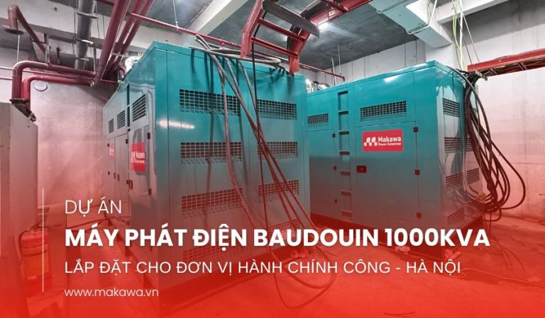Dự Án Lắp Đặt 2 Máy Phát Điện Baudouin 1000kVA Tại Hà Nội