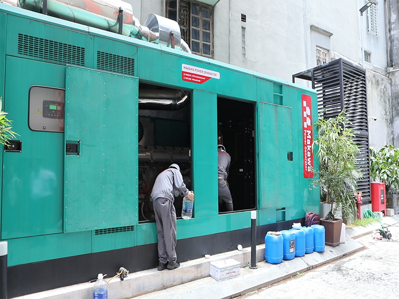 Máy phát điện công suất lớn đảm bảo nguồn điện ổn định liên tục 