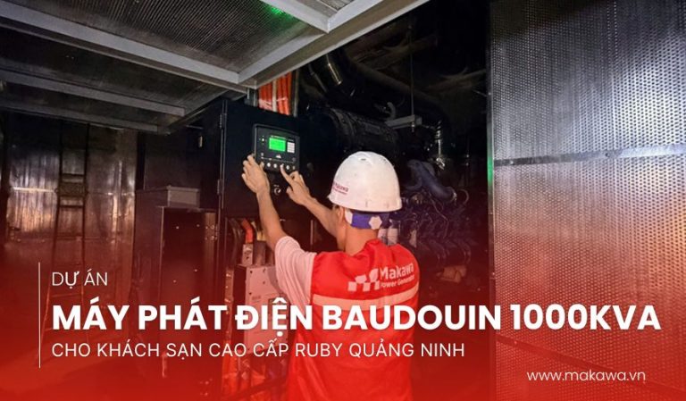Dự Án Lắp Đặt Máy Phát Điện Baudouin 1000kVA Cho Khách Sạn Ruby Quảng Ninh