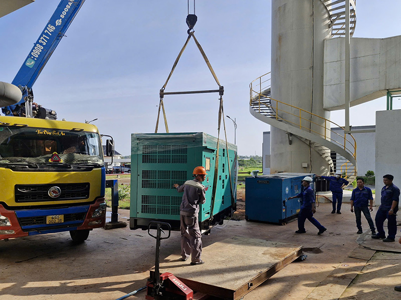 Lắp Đặt Máy Phát Điện Makawa Power 300kVA Cho Nhà Máy Rác Tại Hậu Giang