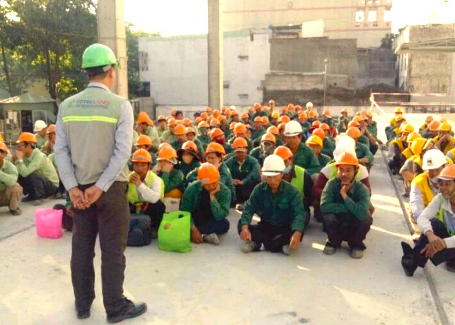 Quy trình thi công công trình dân dụng và công nghiệp chuyên nghiệp tại Công ty CP Xây dựng và Công nghiệp Trần Đình