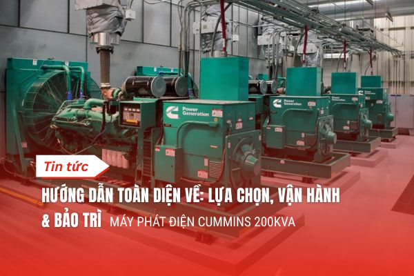 Hướng Dẫn Toàn Diện Về Máy Phát Điện Cummins 200kVA: Lựa Chọn, Vận Hành & Bảo Trì