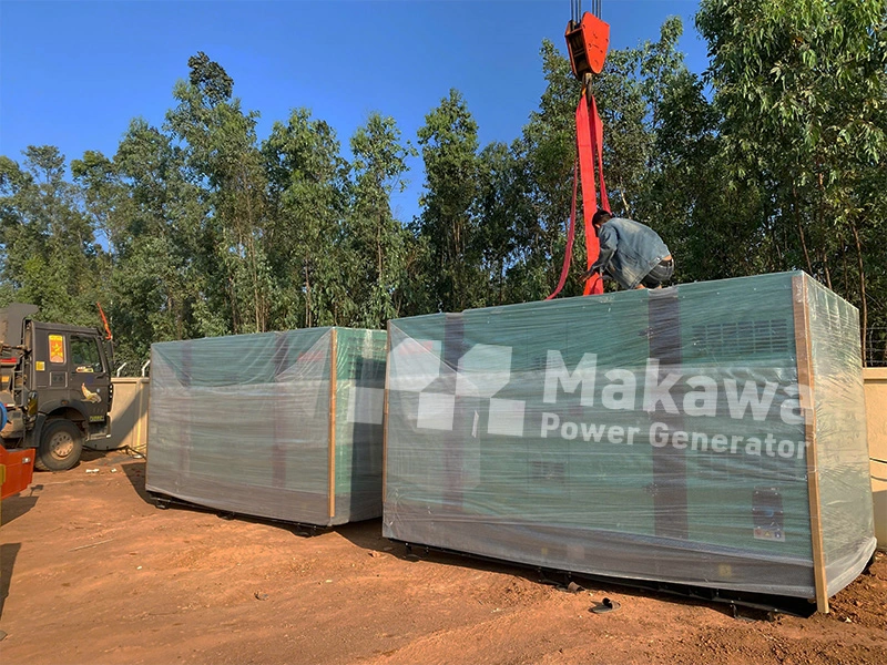 Makawa Power - Hoàn thành lắp đặt 2 tổ máy phát điện Hyundai Doosan 650kVA 