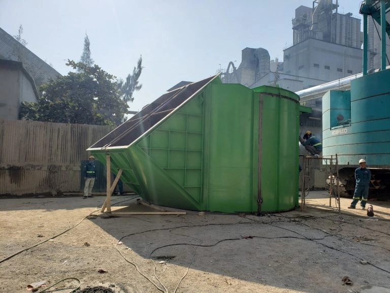 Lắp máy mới nghiền xi măng