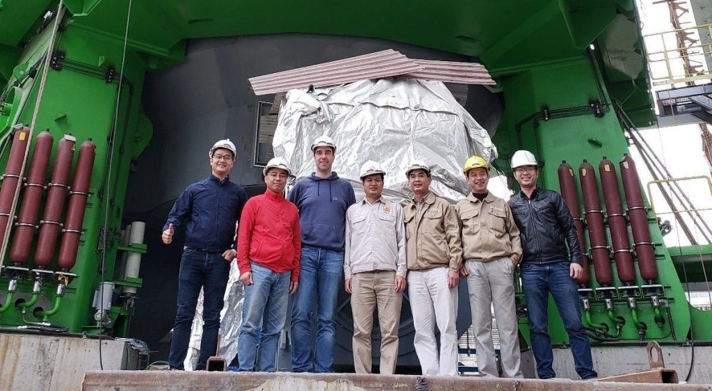 Lắp máy mới nghiền xi măng