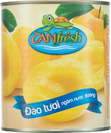 Đào tươi ngâm nước đường CANFRESH 820g