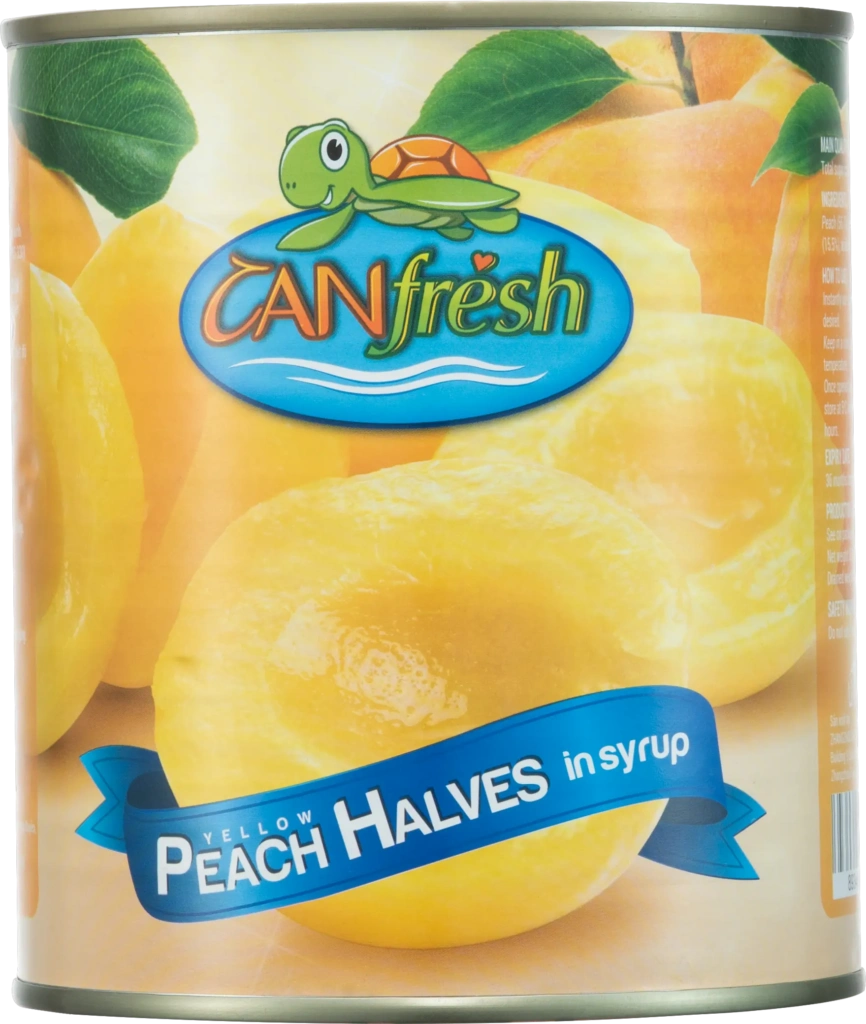 Đào tươi ngâm nước đường CANFRESH 820g
