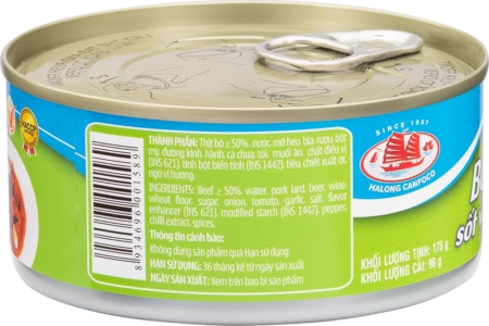 Thịt bò sốt vang 175g