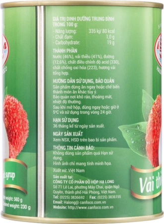 Vải thiều nước đường (560g)