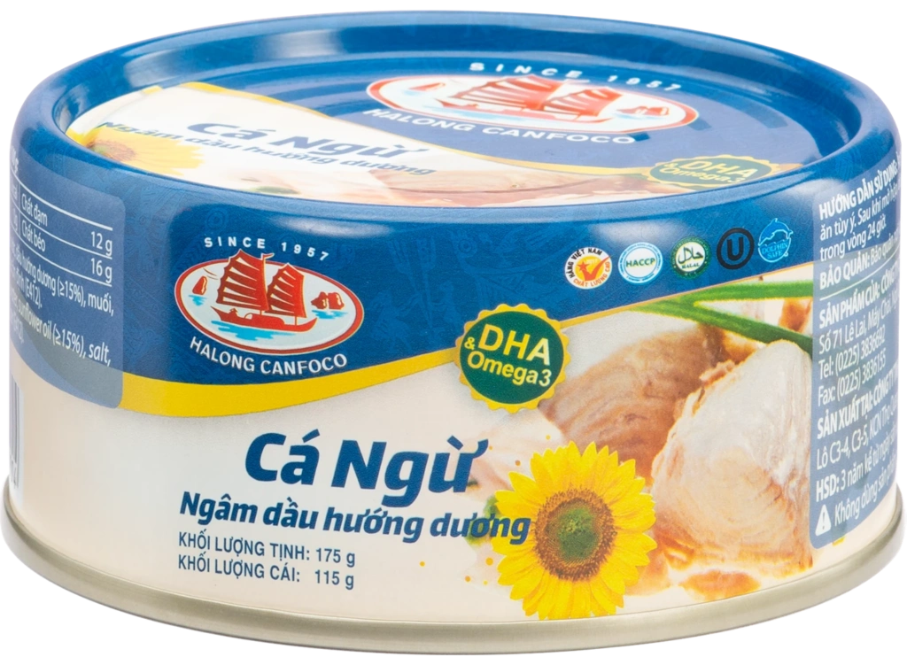 Cá ngừ ngâm dầu hướng dương 115/175g