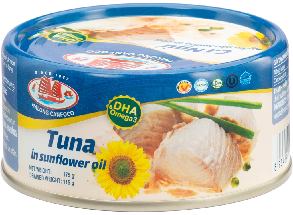 Cá ngừ ngâm dầu hướng dương 115/175g