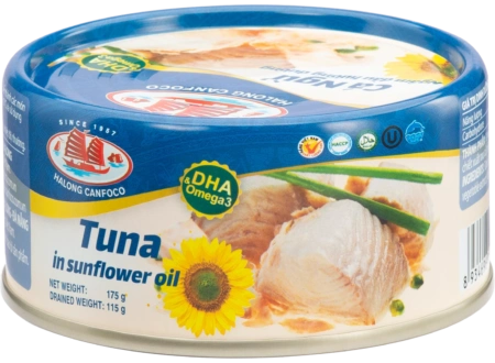 Cá ngừ ngâm dầu hướng dương 115/175g