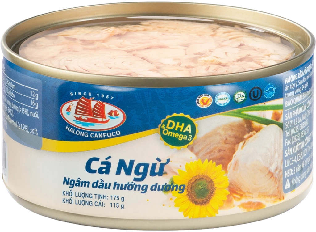 Cá ngừ ngâm dầu hướng dương 115/175g