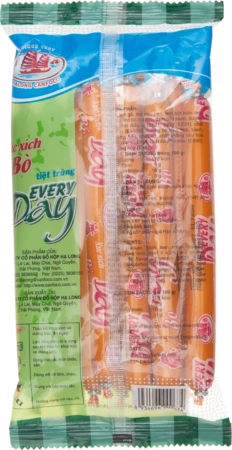 Xúc xích tiệt trùng EVERYDAY 25g, Bò 10 cây x 20 túi