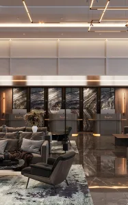 Kronen Palais Hotel lobby and reception